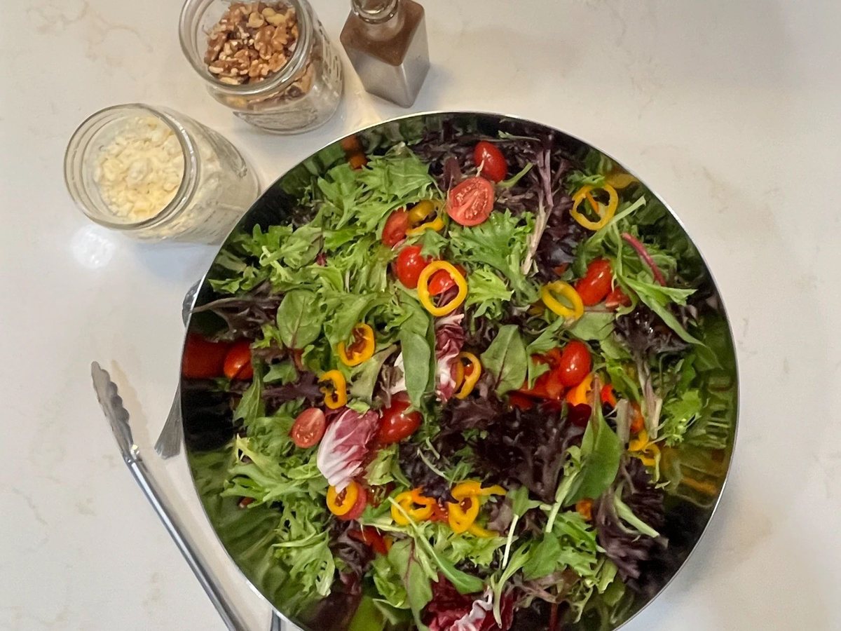 A course from a private dinner cooked by Charlotte Durif in Park City, Utah